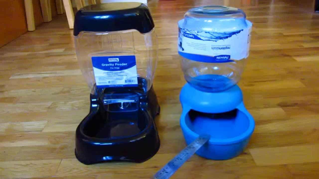 Automatic Pet Feeder and Water Dispenser Gravity Feeder 